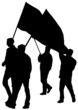 Flag people