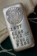 Old Collectible Silver Bar from the Homestake Mining Company