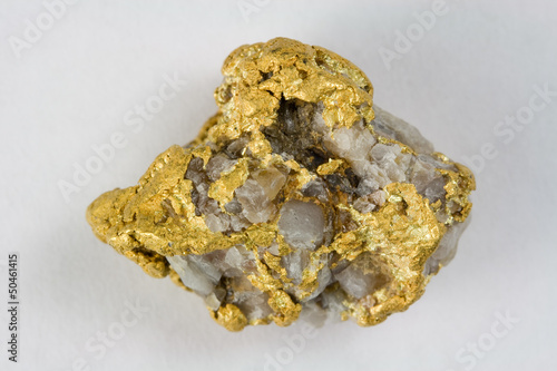 Photo: Nevada USA Gold / Quartz Nugget Nevada USA Gold / Quartz Nugget