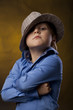 boy in a hat