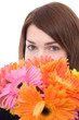 Foto: woman with flowers woman with flowers