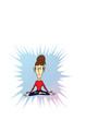 Funny Yoga Woman