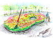 flower bed