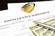 Patent Licence Agreement with dollars