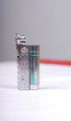 vintage gasoline lighter on white  background