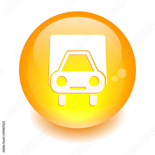 Vector: bouton internet camion livraison orange bouton internet camion livraison orange