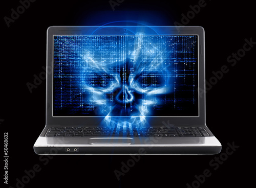 Illustration: hacker attack concept hacker attack concept