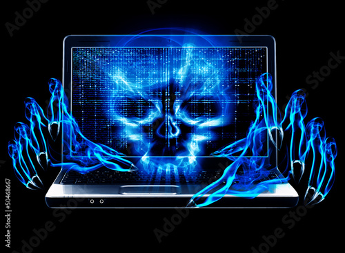 Illustration: hacker attack concept hacker attack concept