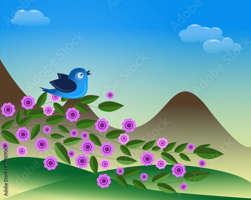 Vector: Blue Bird Blue Bird