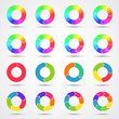 Set of color circle arrows (big collection)