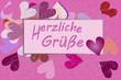 Vektor: Herzliche Grüße Herzliche Grüße