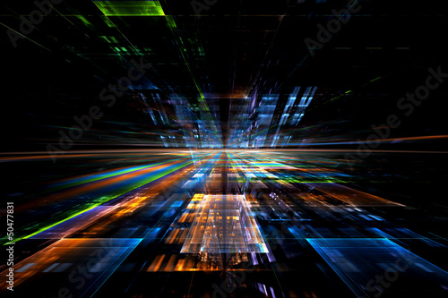 Illustration: Abstract futuristic background Abstract futuristic background