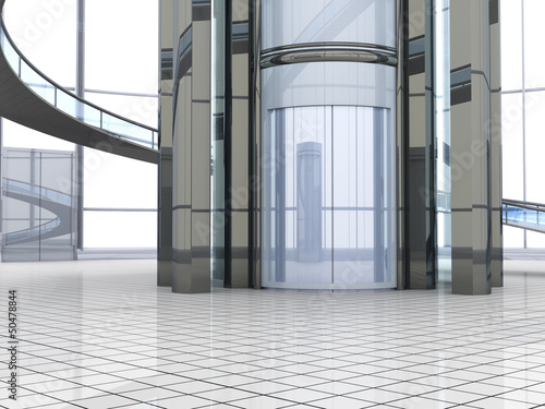 Illustration: Futuristische Architektur Futuristische Architektur