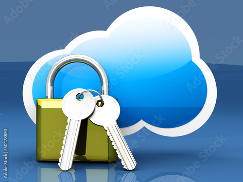 Illustration: Sichere Cloud Sichere Cloud