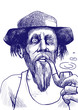Smokers - An hand drawn illustration