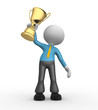 Gold trophy