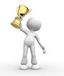 Gold trophy