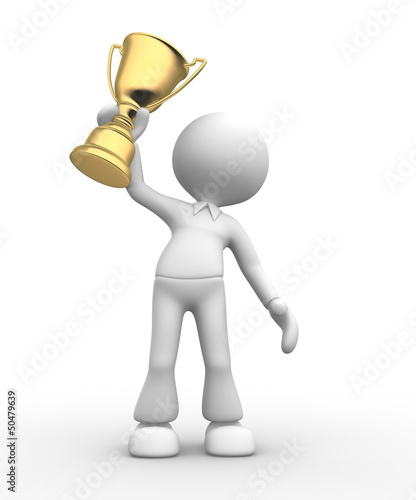 Illustration: Gold trophy Gold trophy
