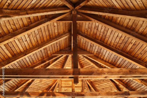 Photo: Wooden roof Wooden roof