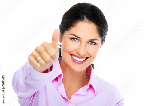 Photo: Happy Business woman. Happy Business woman.