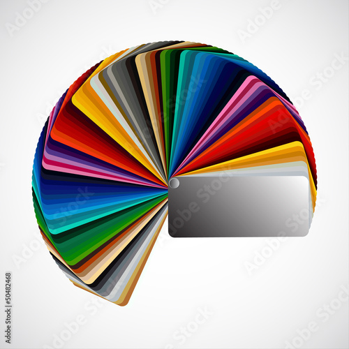 Vector: Color palette isolated on white background, color vector samples Color palette isolated on white background, color vector samples