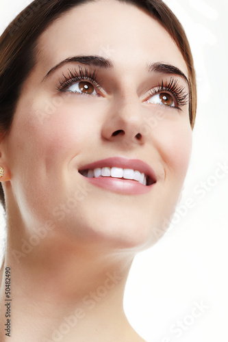 Photo: Beautiful woman portrait. Beautiful woman portrait.