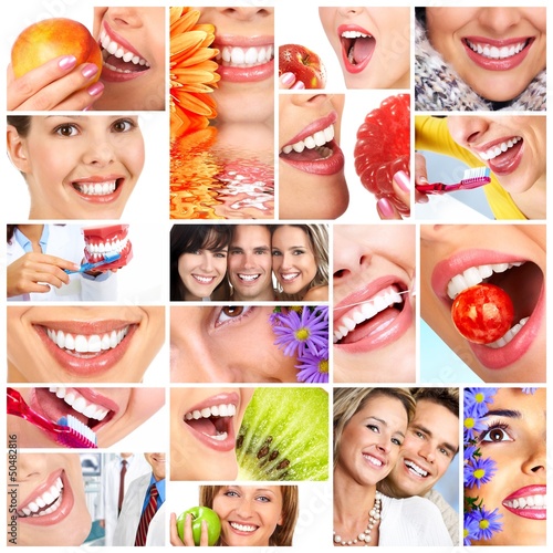 Photo: Beautiful woman smile. Beautiful woman smile.
