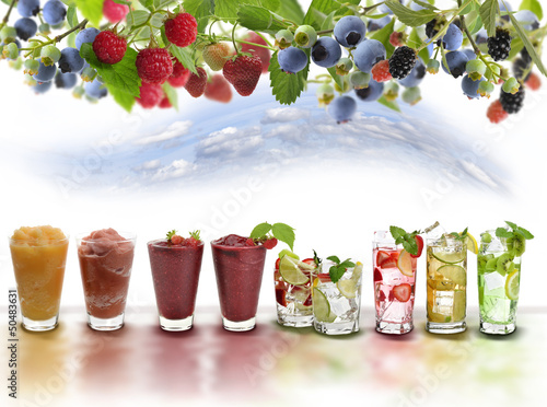 Photo: Fruit Drinks Assortment Fruit Drinks Assortment