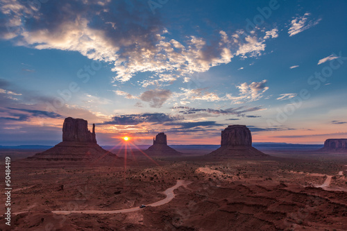 Photo: Sunrise in Monument Valley Sunrise in Monument Valley
