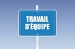panneau travail d'équipe