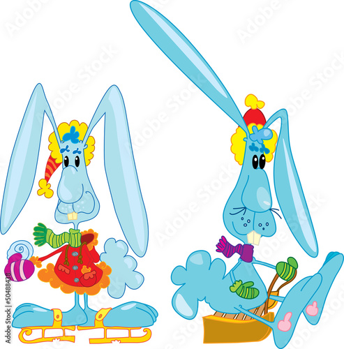 Vector: Rabbits Rabbits