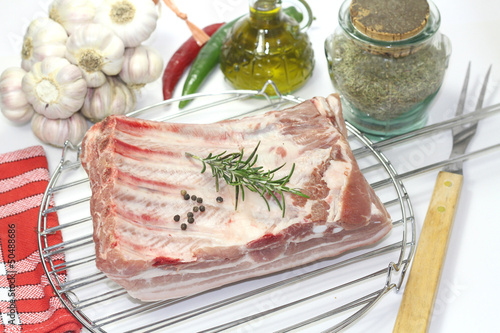 Photo: poitrine de porc poitrine de porc