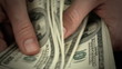 Video: Man's hands counting dollars Man's hands counting dollars