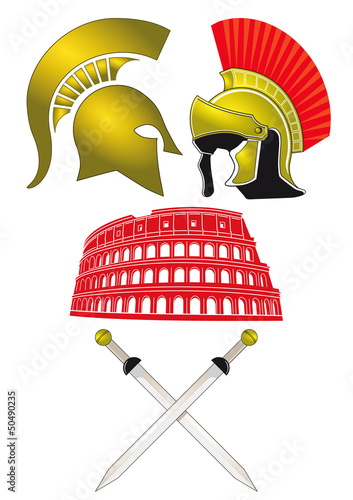 Vector: Legionär und Gladiator Legionär und Gladiator