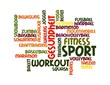 Sport Wortwolke