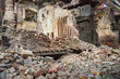 Interior of old abandon paper mill in Kalety - Poland, Silesia p