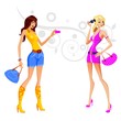 lovely ladies and bags
