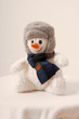 snow man cuddly toy