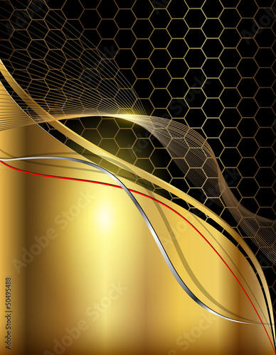 Vector: Business abstract background elegant gold. Business abstract background elegant gold.