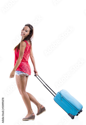 Photo: Going on vacation with a suitcase Going on vacation with a suitcase