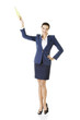 Attractive happy businesswoman