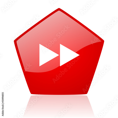 Illustration: scroll red web glossy icon scroll red web glossy icon