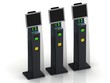 Illustration: Three terminals to pay for bills Three terminals to pay for bills