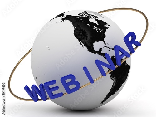 Illustration: Webinar and gold ring Webinar and gold ring