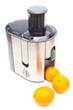 Juicer and oranges