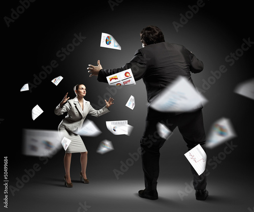 Photo: Business dispute Business dispute