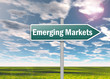 Signpost "Emerging Markets"