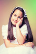 Portrait of a Little Girl in her First Communion Day