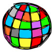 Die Erde, The World - Globus