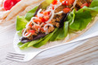  Kebab - grilled meat, bread and vegetables